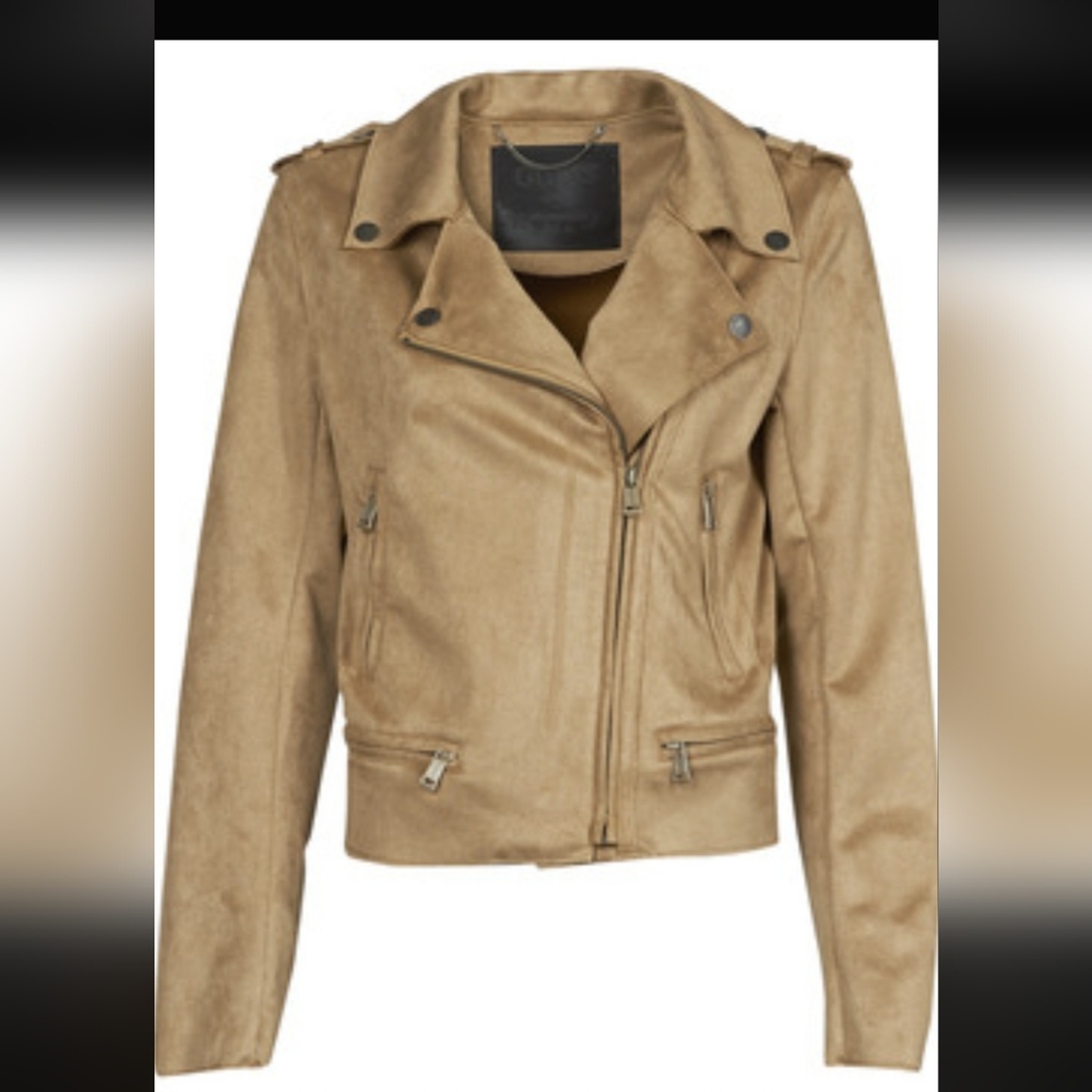 Guess Women's Tan Military Jacket.